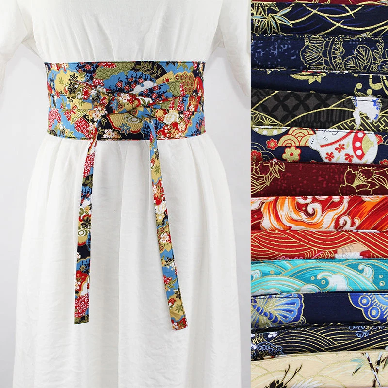 Пояс ханьфу в китайском стиле пояс с японским кимоно ретро традиционный юката