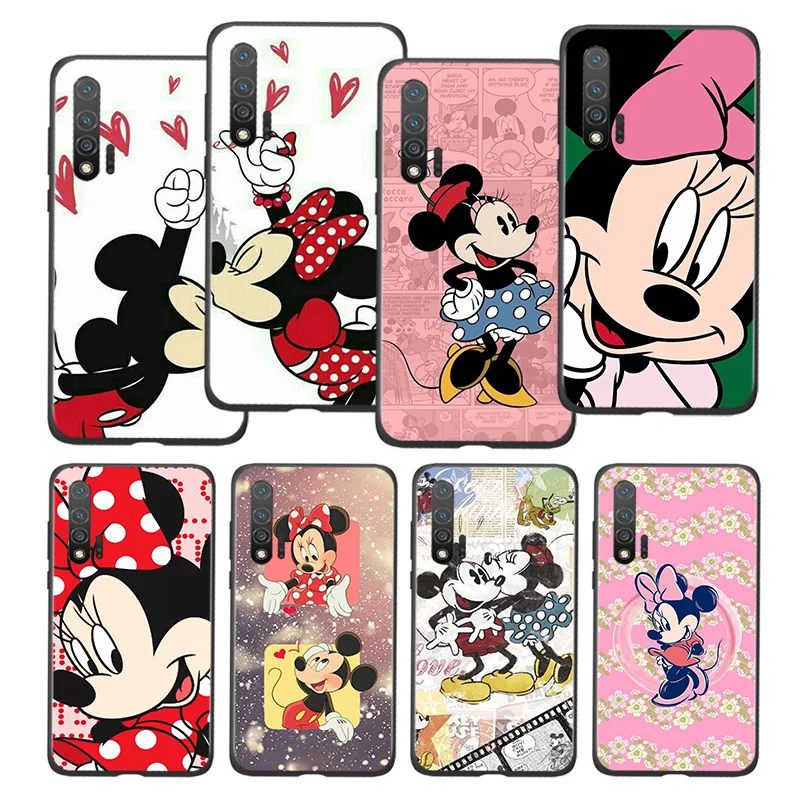 

Mickey Mouse Animation For Huawei Nova 9 8i 8 7 6 SE 7i 5T 5i 3i 3e 3 2i Pro Black Silicone Soft Phone Shell Case Capa