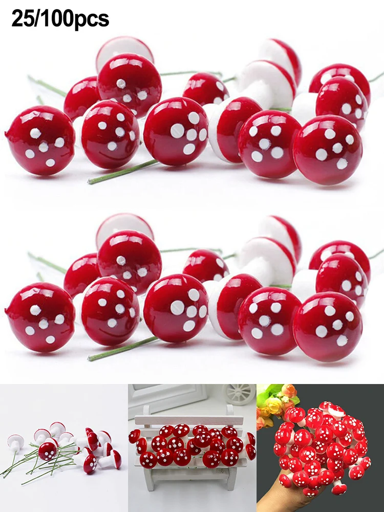 

Мини-Грибы из смолы, 25 шт.
