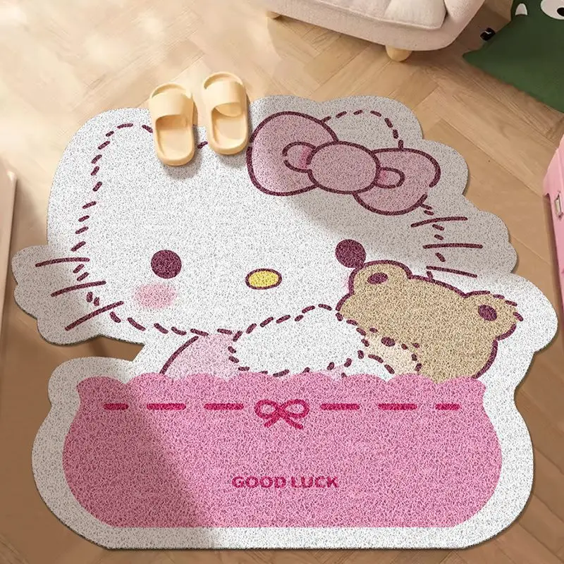 Коврик Sanrio Нескользящие коврики Hello Kitty для ванной комнаты влагопоглощающий