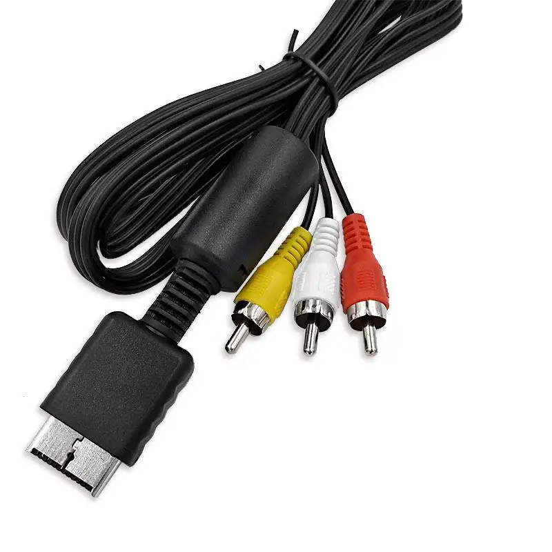 1 8 м 3rca Tv кабель адаптера Av Аудио Видео для Ps2 Ps3 мультимедийный аудио Прямая