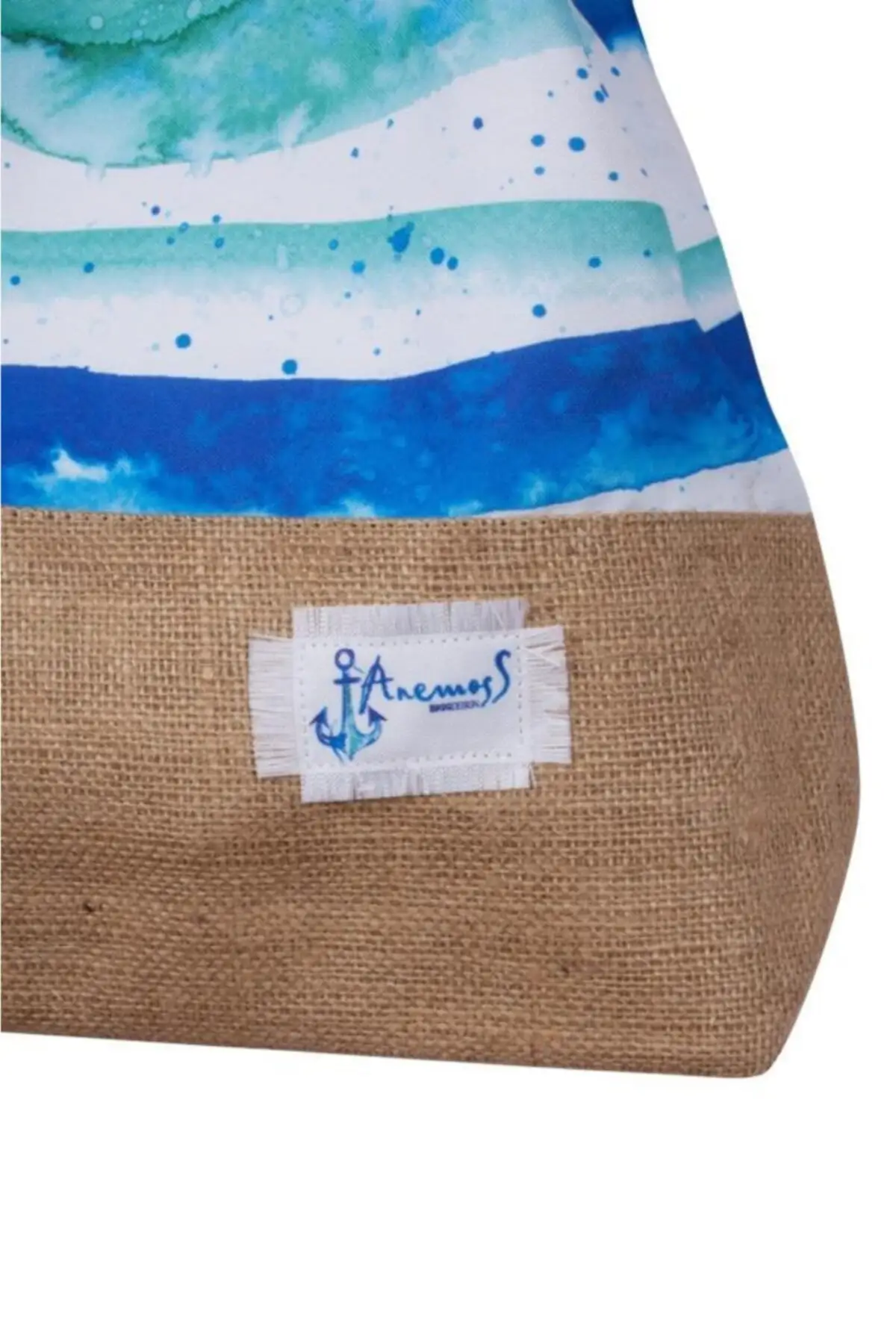 Wave Jute Beach Bag Solid Color Wild Casual Hot Summer From Shoulder Picnic Bag Good Quality Useful High Capacity Trend Fashion Home