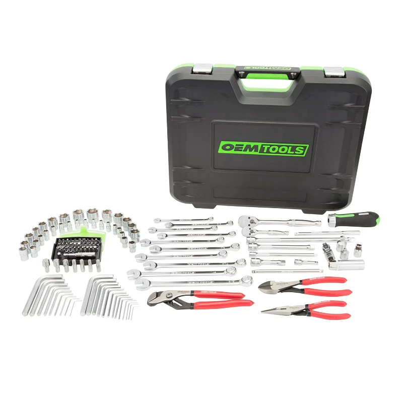 

Free Shipping 121 Piece Mechanic's Tool Set Vehicle Tool Kit Set for Automotive and DIY Home Projects