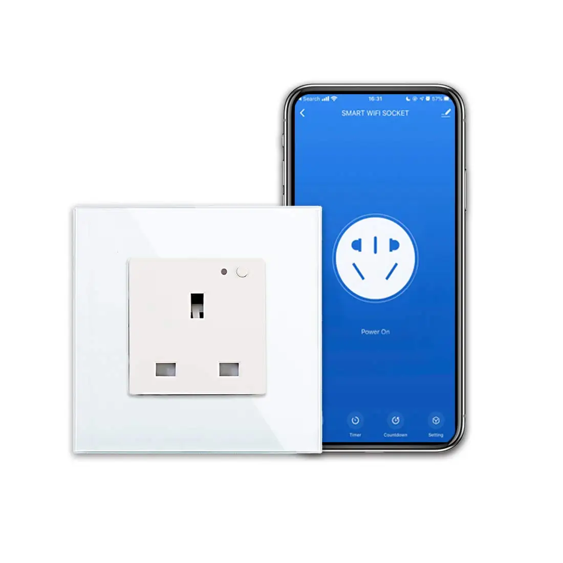 

Умная розетка Bingoelec с Wi-Fi и таймером, 13 а, 240 В