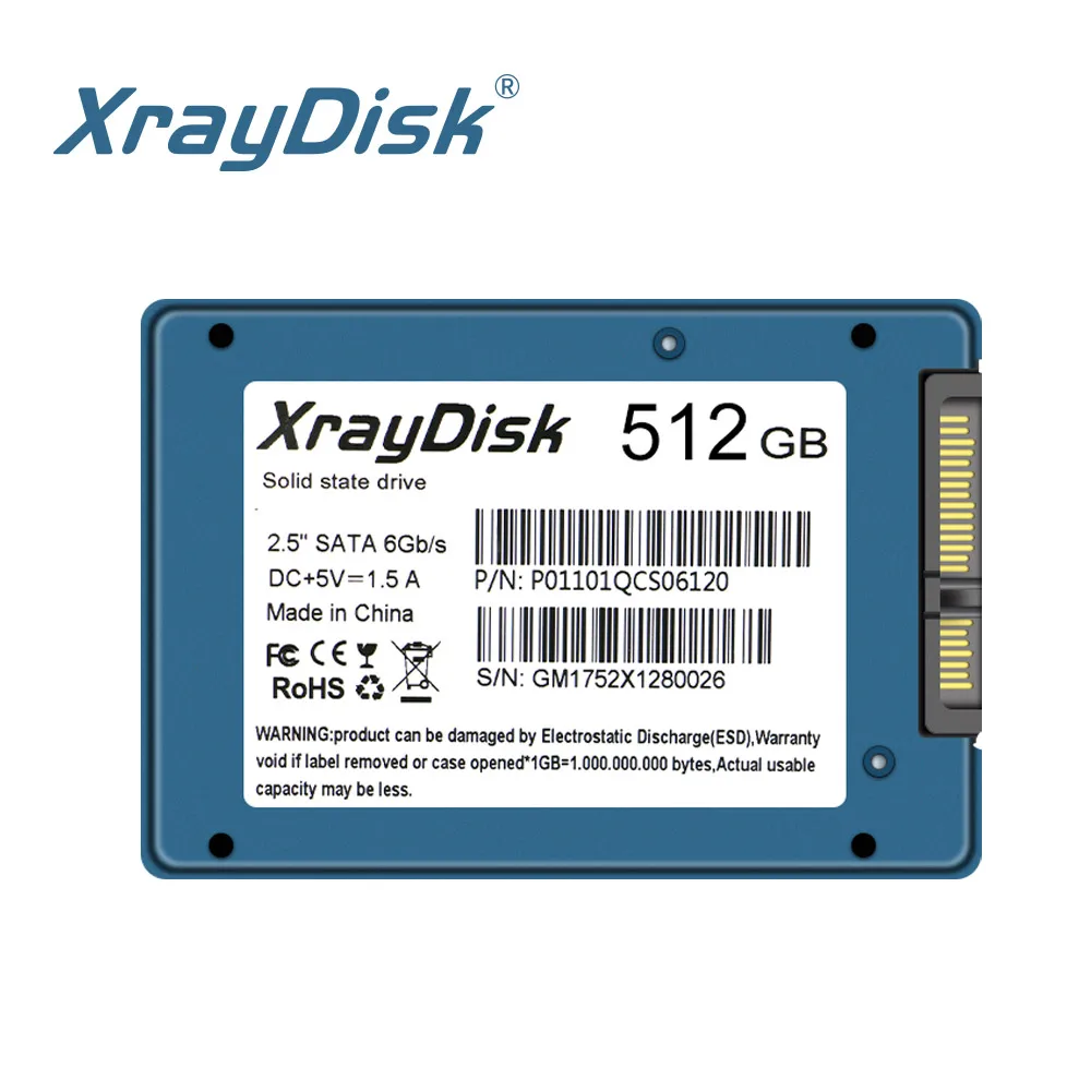 XrayDisk Solid State Drive 2.5''Sata3 Ssd  512GB 2TB Hdd Internal Hard Disk For Laptop&Desktop