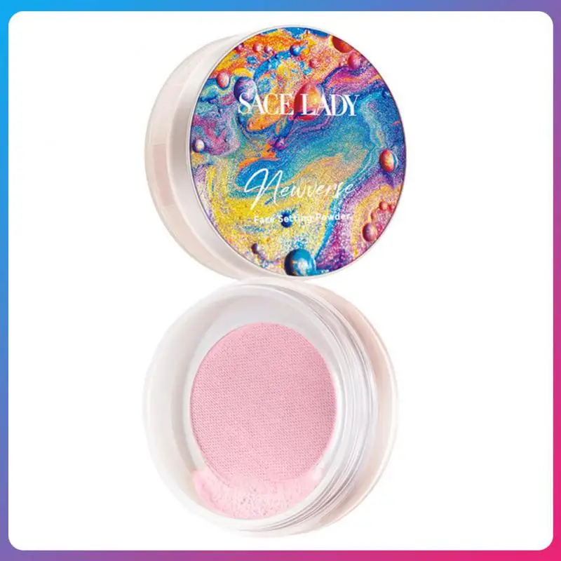 

3 Colors Makeup Setting Powder Oil Control Make Up Powder Face Makeup Loose Powder Face Finish Setting With Puff Waterproof