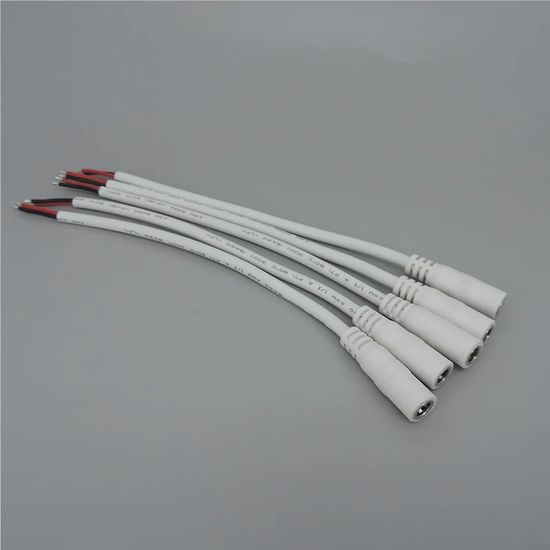5 пар 18awg 7A DC Мужской провод женский Разъем удлинитель питания кабель мм x 2 1 медная