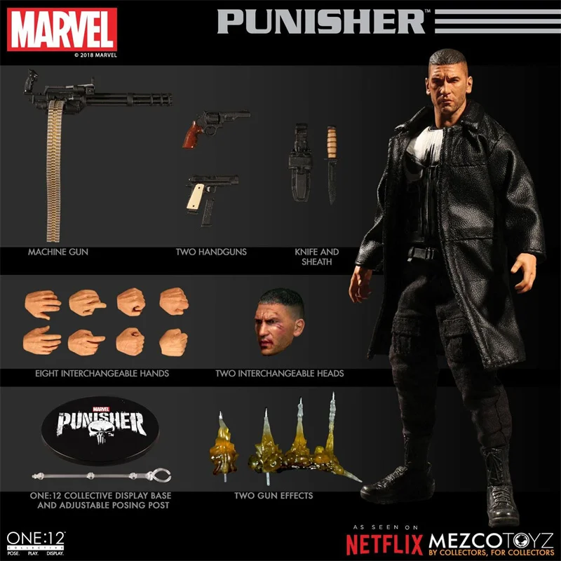 

Оригинальные Товары в наличии, Mezco Toyz The Punisher One:12 коллективный субмарино (Коллекционная Фигурка), экшн-фигурка, модель, подарок на Хэллоуин