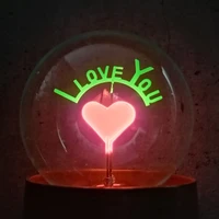 i love you sweet lover heart rose e27 220v g80 romantic decorative colorful night light girlfriend gift mothers day