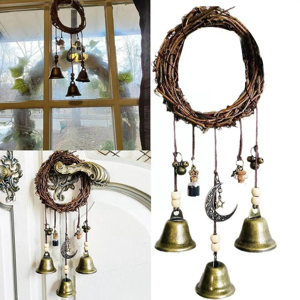 

Witches Black Charm Bells/witches Bells/ Clears Negativity/for Decor ,occult J7i8