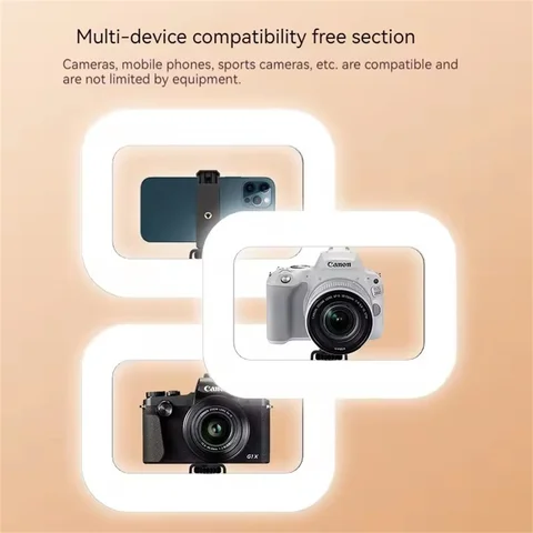 BSLIUFANG ручное кольцо светодиодный перезаряжаемый заполняющий светильник портативный мобильный телефон прямая трансляция селфи фотография настольная клетка для кроликов