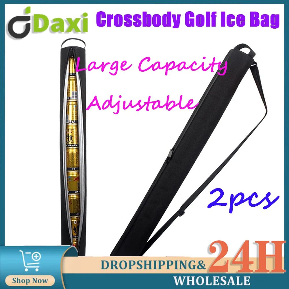 Ice Bag Adjustable Shoulder Strap Golf Beer Cooler Bags Prevent Penetration No Gaps Sleeve