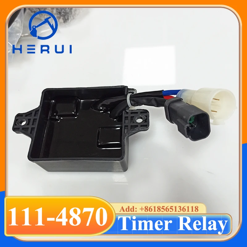 Реле таймера 111-4870 1114870 двигателя для экскаватора 311B 312B L 3046.