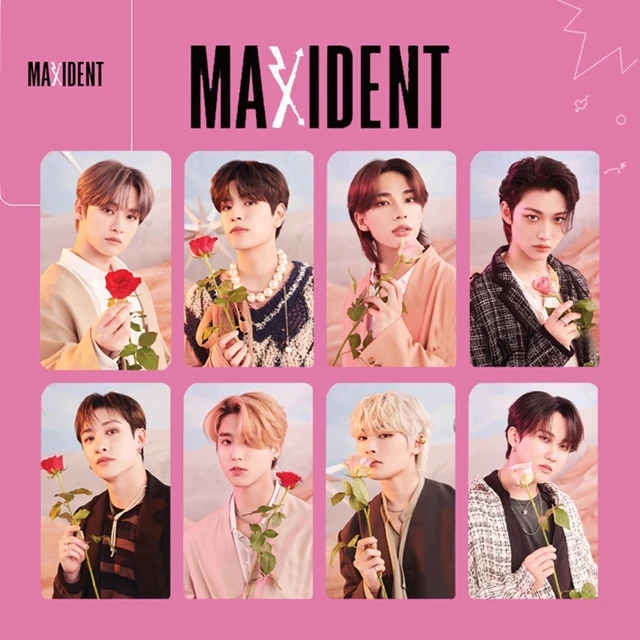 

8PCS/Set Kpop STRAY KIDS New Album MAXIDENT Photocards Collection Postcards HD Printed LOMO Cards For Fans Collection Stationery