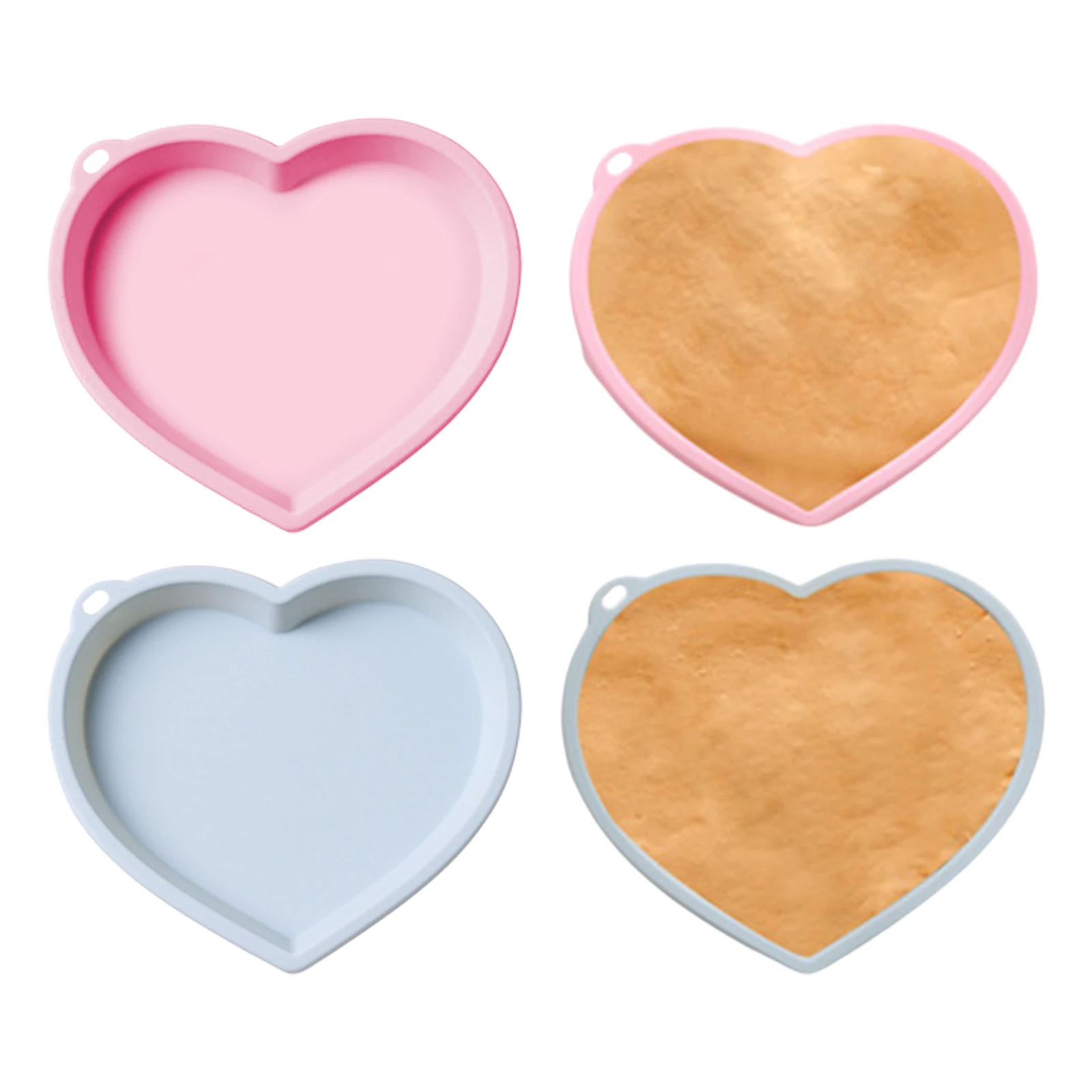 

Форма для торта диаметром 6 дюймов, силиконовая форма для торта в форме сердца, форма для выпечки, украшение для шоколада, силиконовые формы, ...