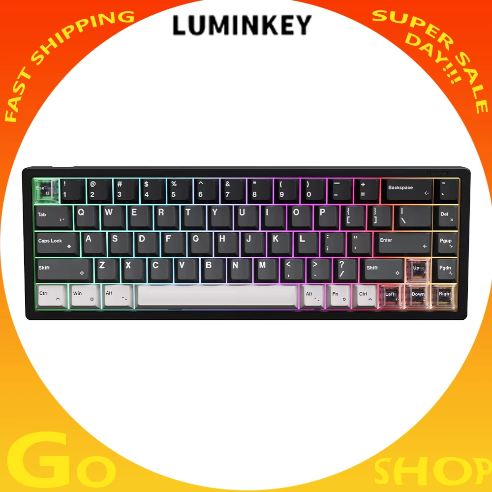 Новая клавиатура с магнитным переключателем Luminkey Magger68 8K проводная игровая
