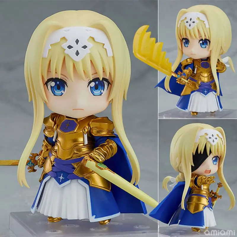 

Iginal SAO Alice Anime Figure Sword Art Online Alicization Anime Figure Toys kawaii Garage Kit Model Doll Ornaments With Box