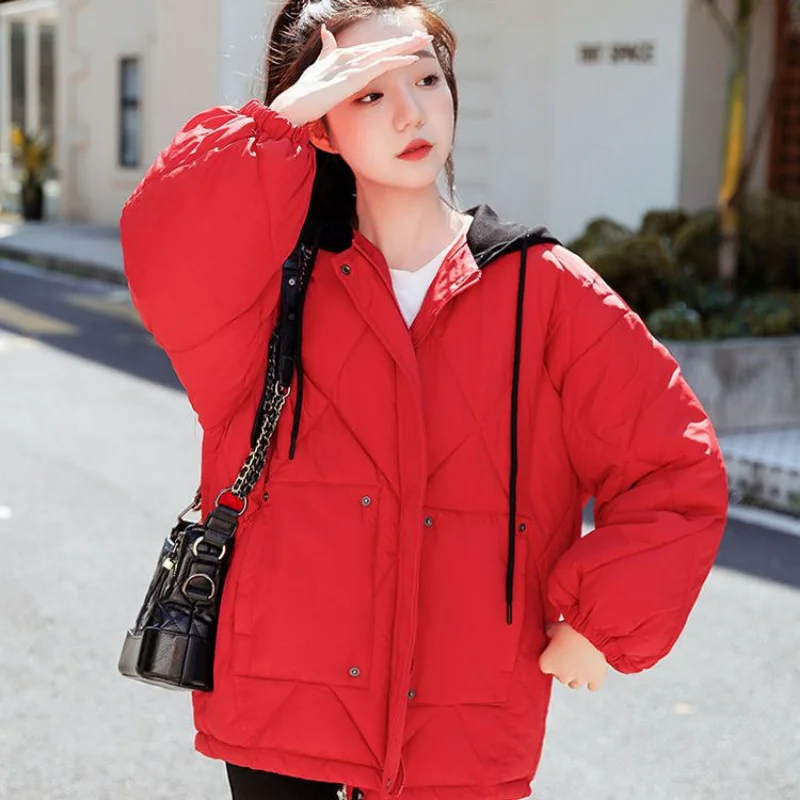 Winter Women's Cold Coat Parkas Coats Super Hot Jackets Cheap Wholesale Women Clothes Hooded Top Korean Fashion New