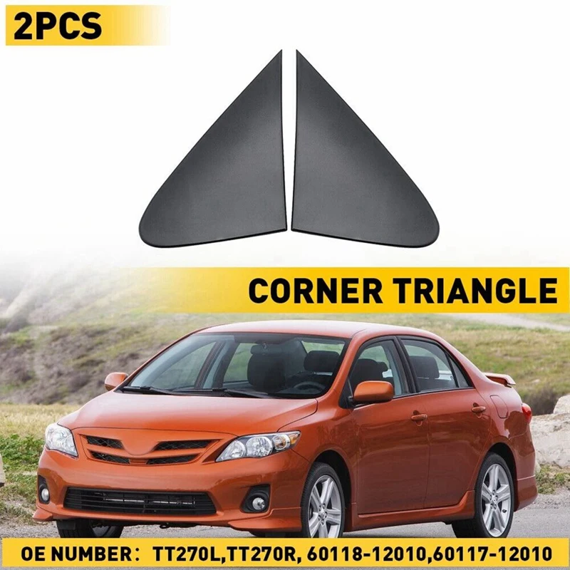 1 пара треугольная накладка на переднюю стойку для Toyota Corolla 08-13 60118-12010 60117-12010