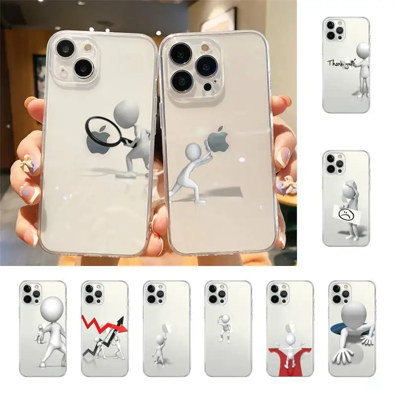 

Funny Stick Figure Phone Case For Iphone 7 8 Plus X Xr Xs 11 12 13 Se2020 Mini Mobile Iphones 14 Promax Case