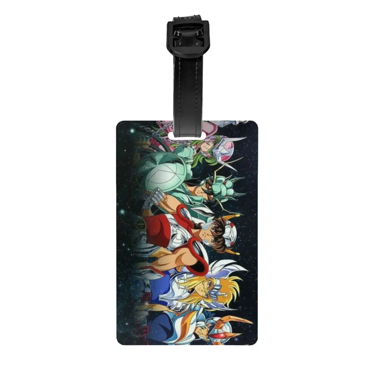 

Ярлык для багажа Saint Seiya "Рыцари зодиака", Аниме Манга, дорожная сумка, чемодан, чехол для личной безопасности, ярлык для удостоверения личности