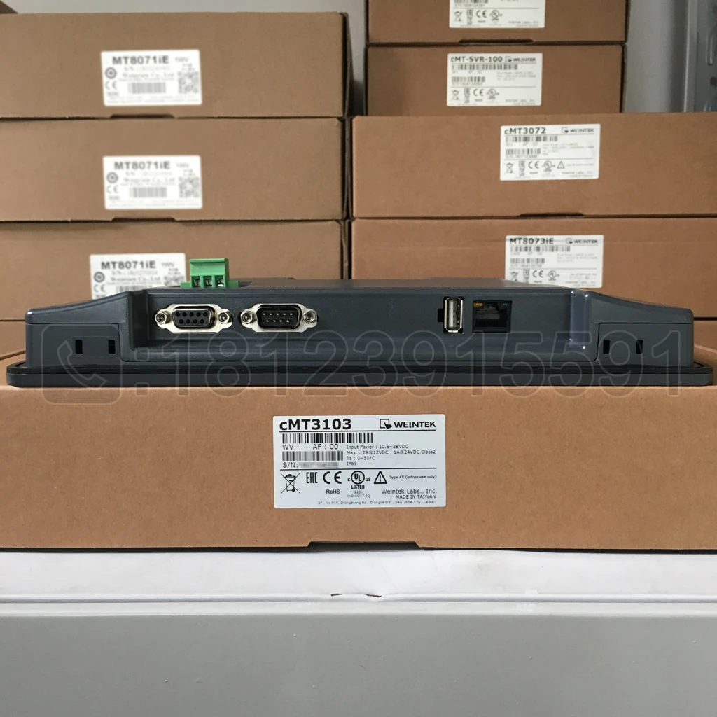 Weilun 10.1-inch touch screen cMT3103 supports CAN bus built-in EasyAccess2.0 authorization.