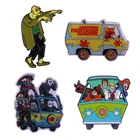 Классическая эмалированная брошь Bee Cool в виде мультяшного героя, коллекция синих панелей, брошь в виде машинки фургона, значок, ювелирное изделие на Хэллоуин