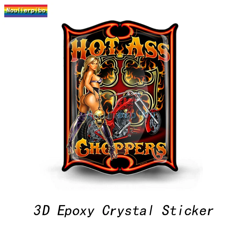 3d stereo retro dome epoxy car sticker hot ass choppers pin up retro hump slowpvc car office supplies cell phone vinyl decal free global shipping