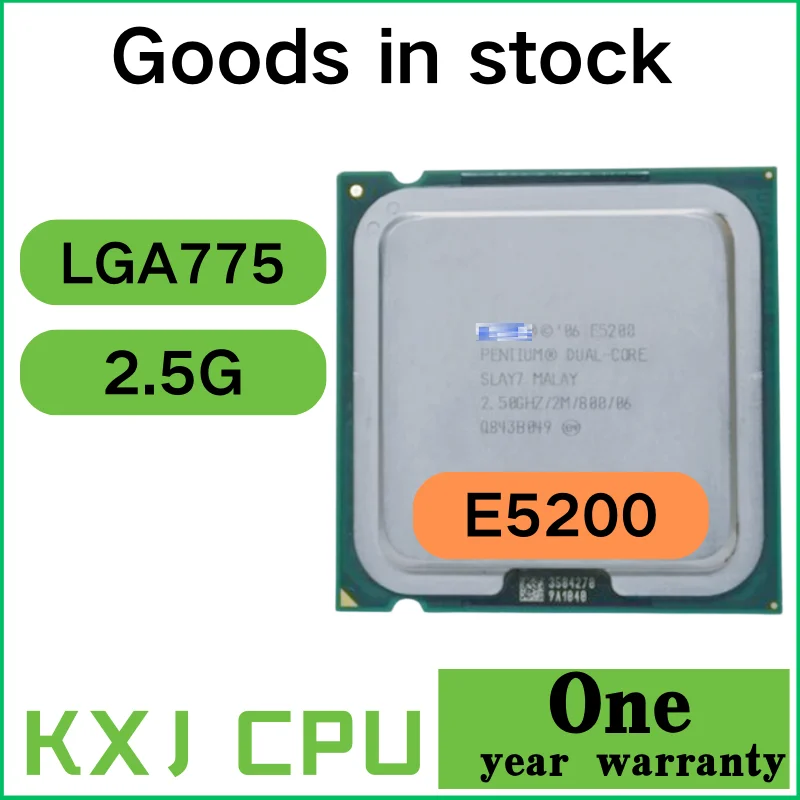 

Оригинальный двухъядерный процессор Intel Pentium E5200 2,5 ГГц 2M 800 МГц разъем 775 Бесплатная доставка (отправка в течение 1 дня)