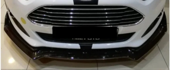 Передний бампер для Ford Fiesta комплект губ спойлер разветвитель диффузор 3 шт.