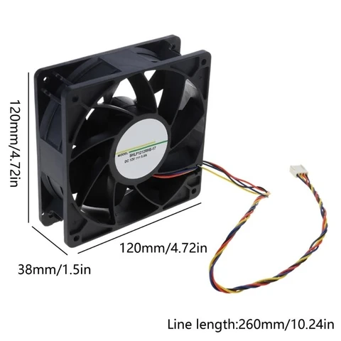 Вентилятор для корпуса компьютера M3GC4NB600860 120x120x25мм 7500 об/мин