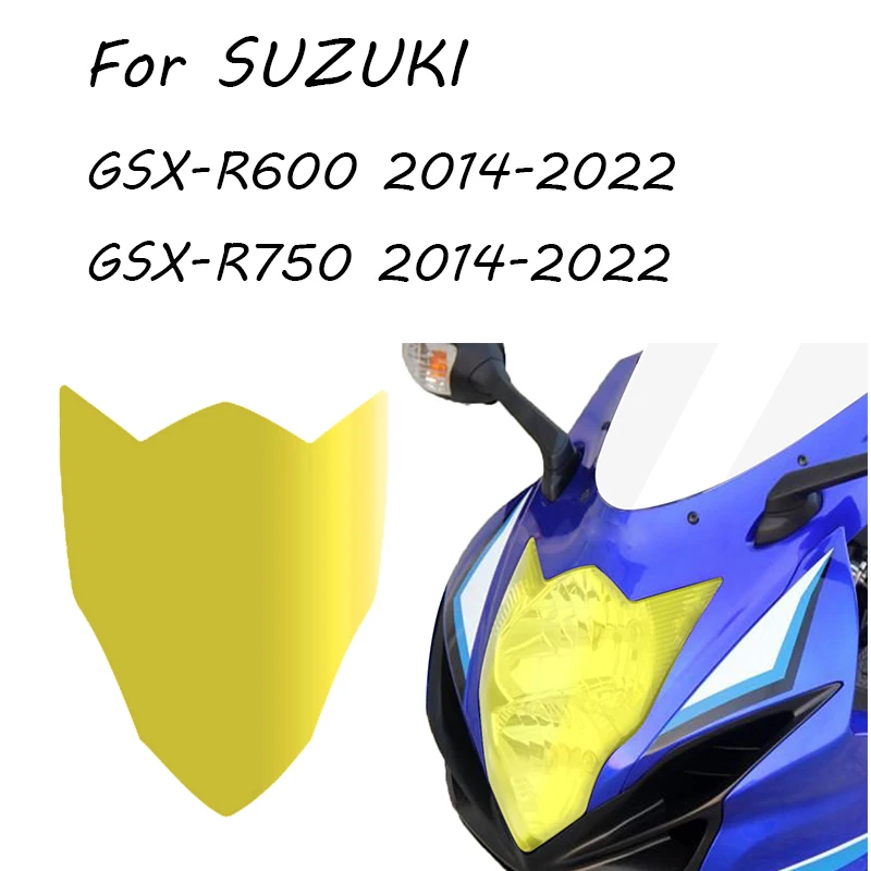

MTKRACING For SUZUKI GSX-R600 GSX-R750 2014-2022 motorcycle headlight protective cover screen acrylic light sheet