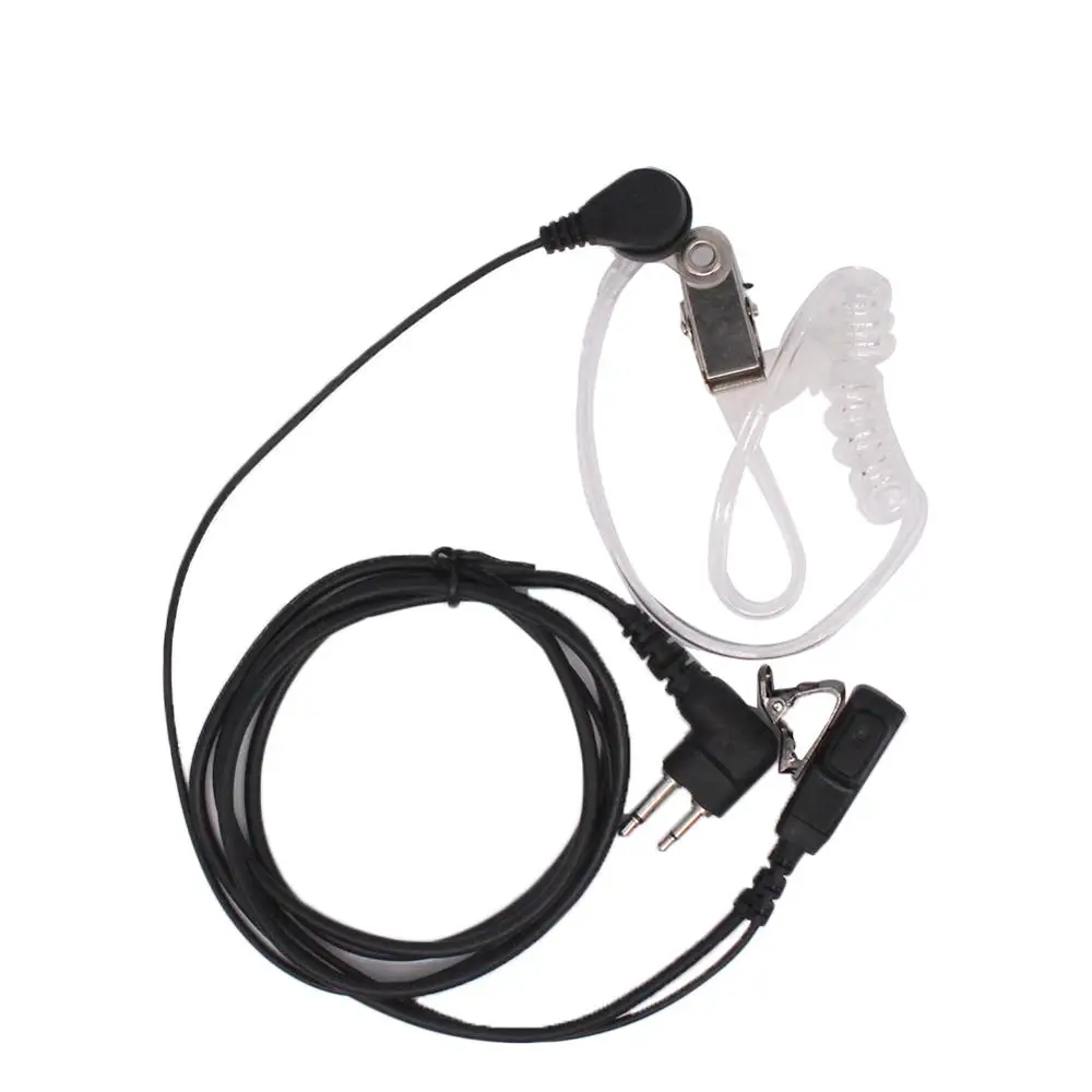 2Pcs Air Acoustic tube earpiece with PTT for Motorola CP140 EP450 PR400 CP200 CP150 DP1400 CP160 GP3688 TC-610 TC-620 TC-508