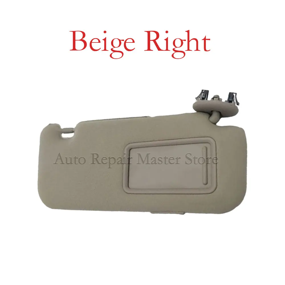 

Солнцезащитный козырек серого и бежевого цвета с зеркалом для туалетного столика 7432002640B1 для Toyota Corolla 2007-2013 7432002711, автомобильные аксессуары