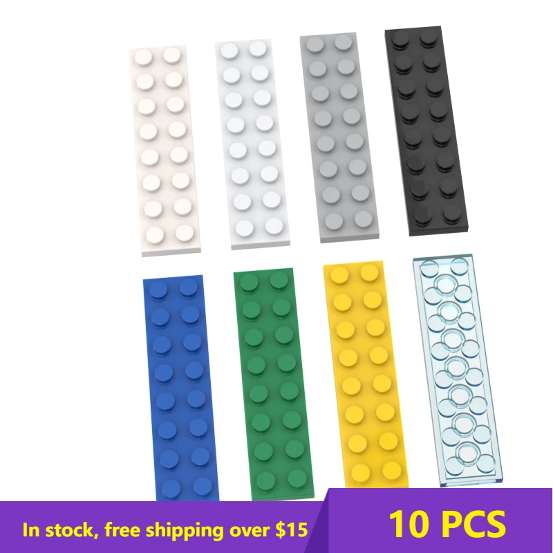 

10 шт., Детский конструктор MOC, 3034 дюйма, 2x8 дюйма