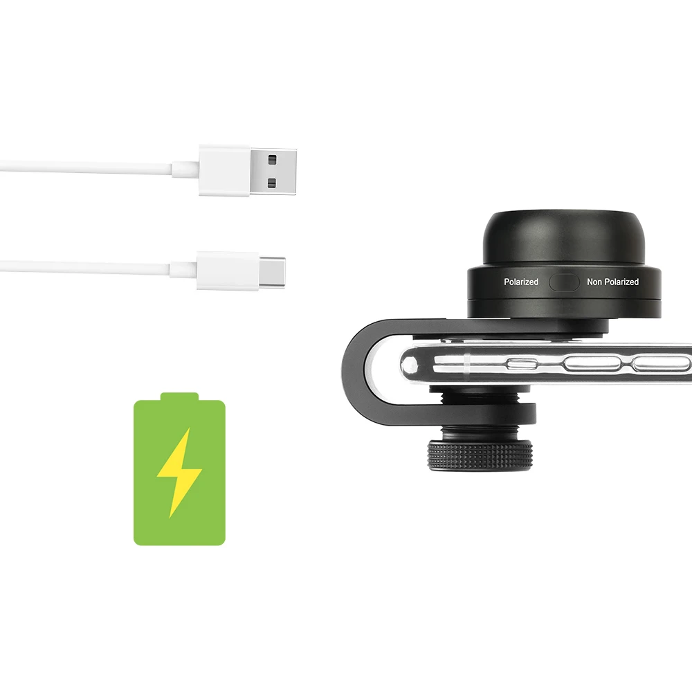 Дерматоскоп IBOOLO DE-300 с Iphone для поляризованной кожи использования в больнице