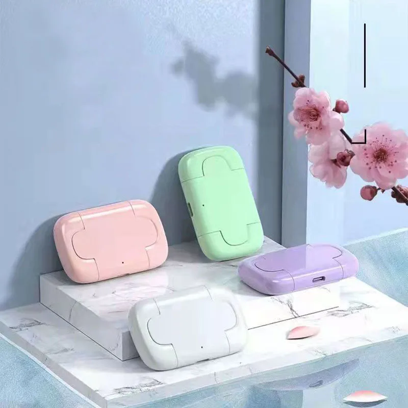 

Sports creative necklace bluetooth headset in-ear pendant tws private model wireless bluetooth headset