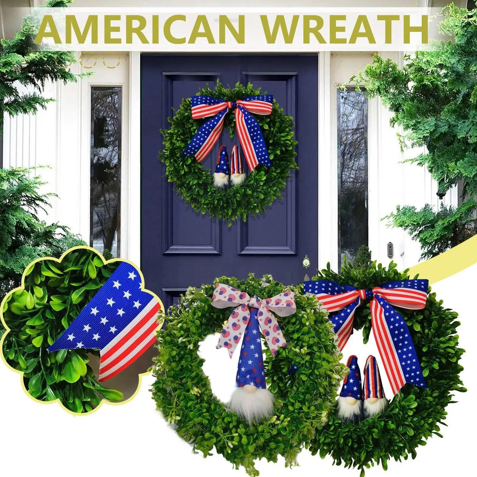 

4th Of July Gnome Independence Day Hanging Ornaments Patriotic Gnomes Ornaments For Independence Day Tree Decoration Z2q5