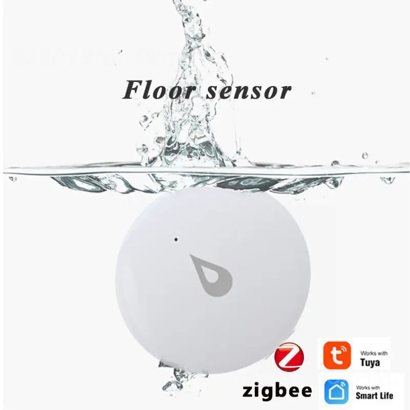 

Water Leak Detector Smart Home Tuya Zigbee Remote Monitoring Smart Life Home Security Water Tank Full Linkage Alarm Flood Sensor