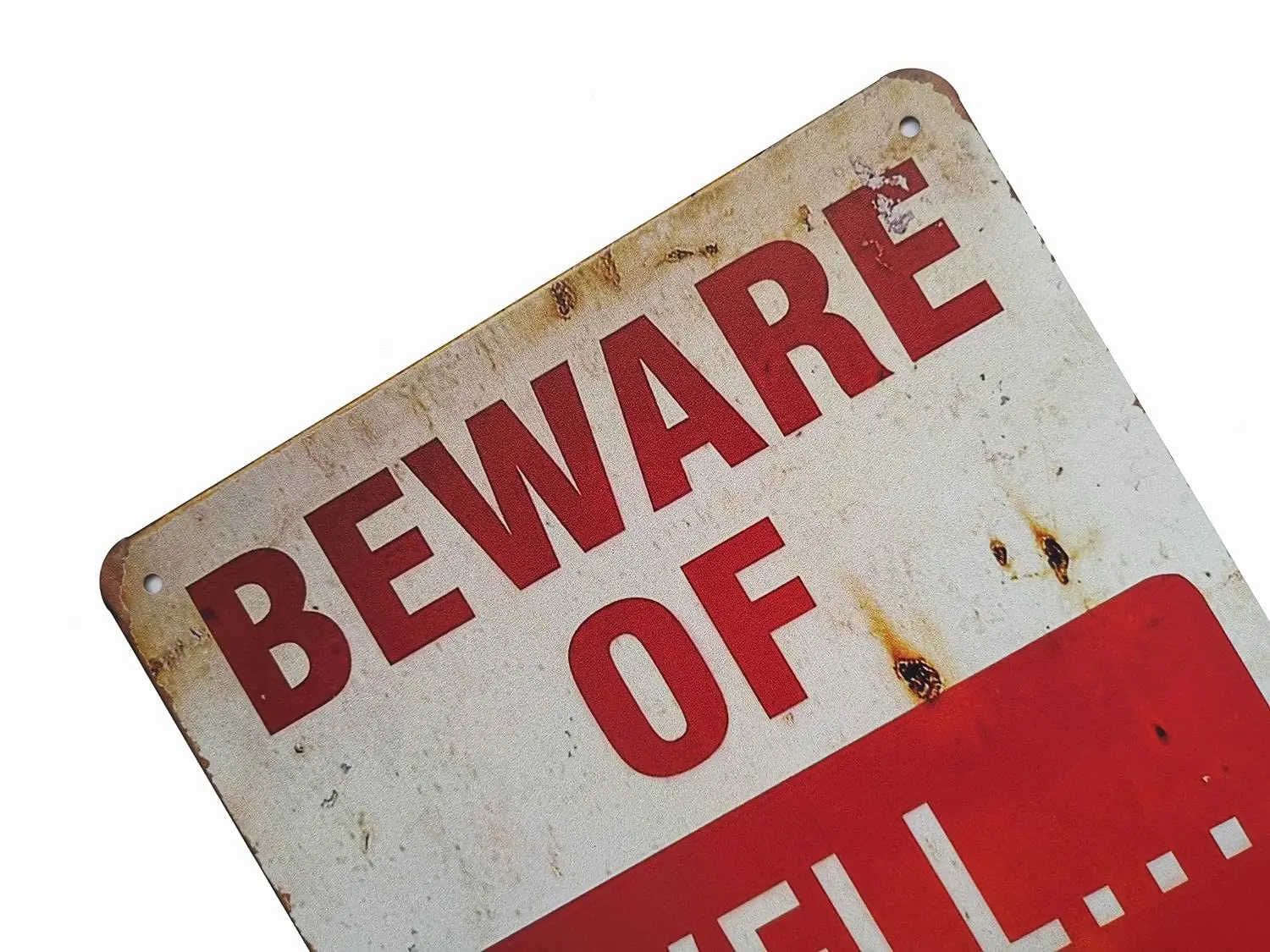 ERLOOD Остерегайтесь хорошего просто винтажный металлический фотопостер для дома