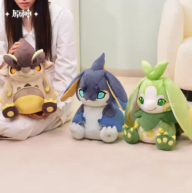 Предварительная продажа аниме Genshin Impact Natlan Young dragon 38 см плюшевая кукла одежда