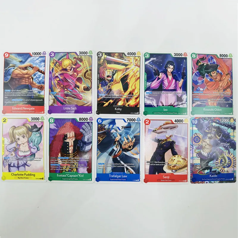 Фото 300 шт., коллекционная карта аниме ONE PIECE TCG OP-05, Луффи Зоро Шанкс, коллекционная карточка, детские рождественские подарки, игрушки №3