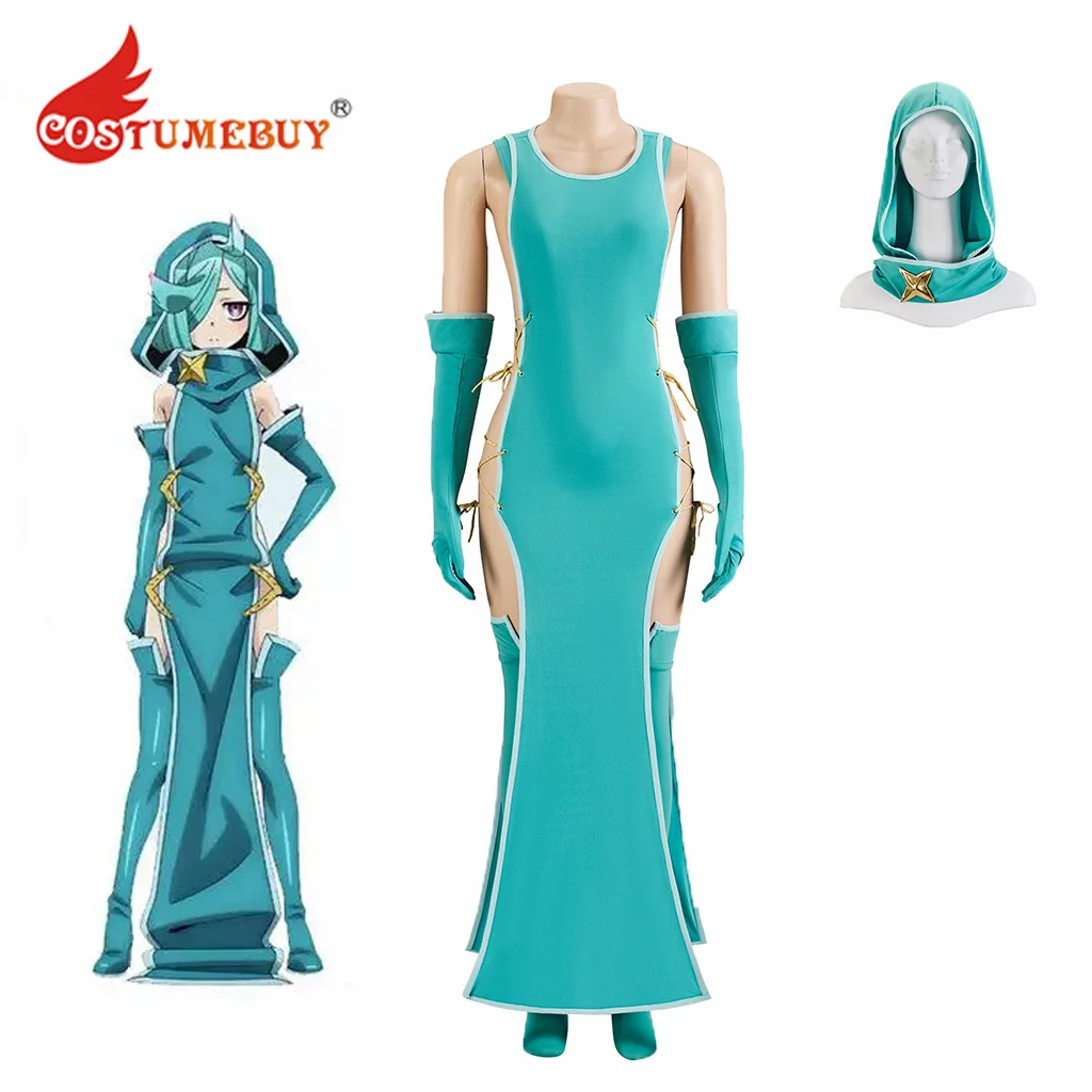 Женский костюм для косплея Anemo Nemo волшебное сексуальное платье с чулками и шапкой