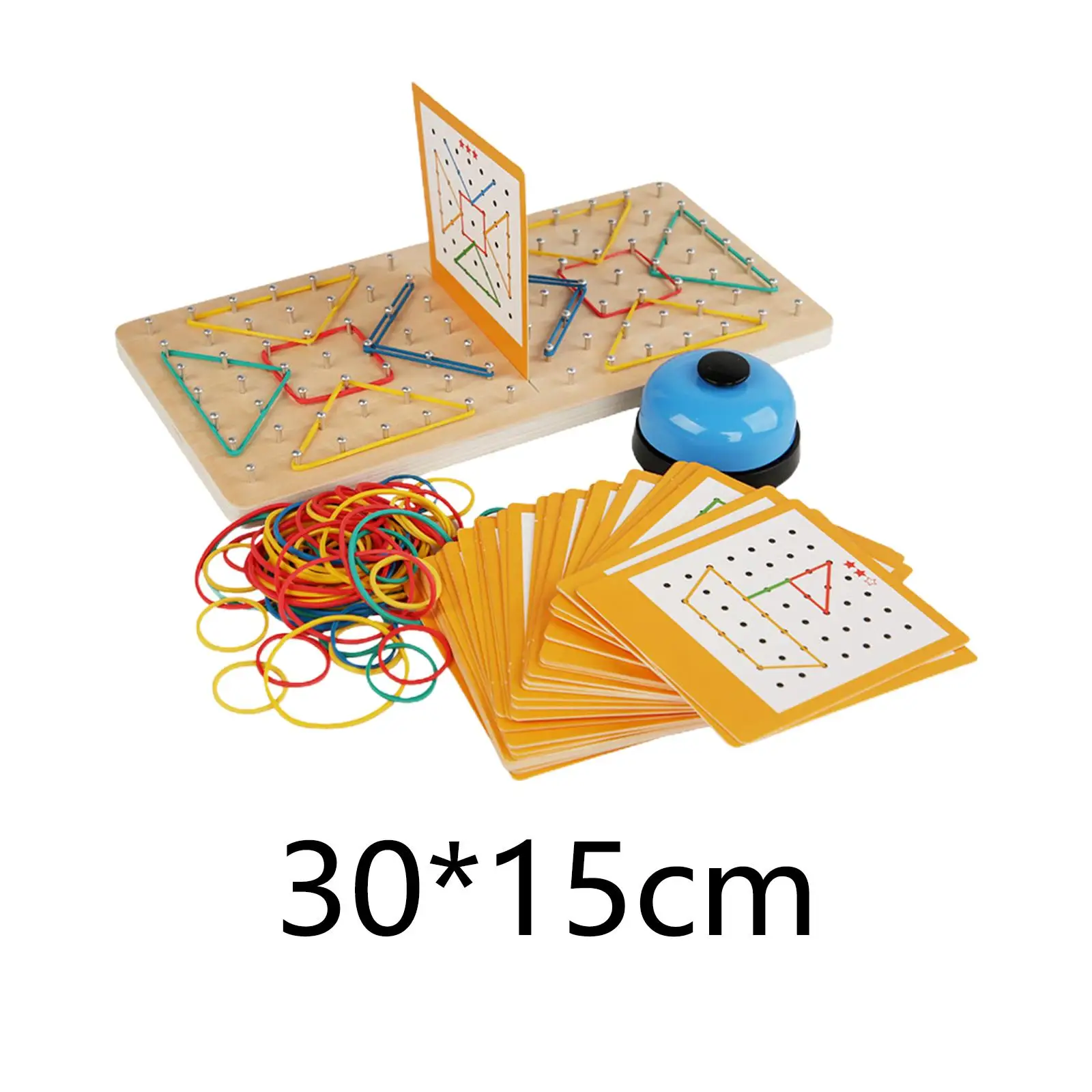 

Graphical Math Pattern Blocks Board Montessori Early Learning Education Toy Graphical Educational Mathematics Material for Kids