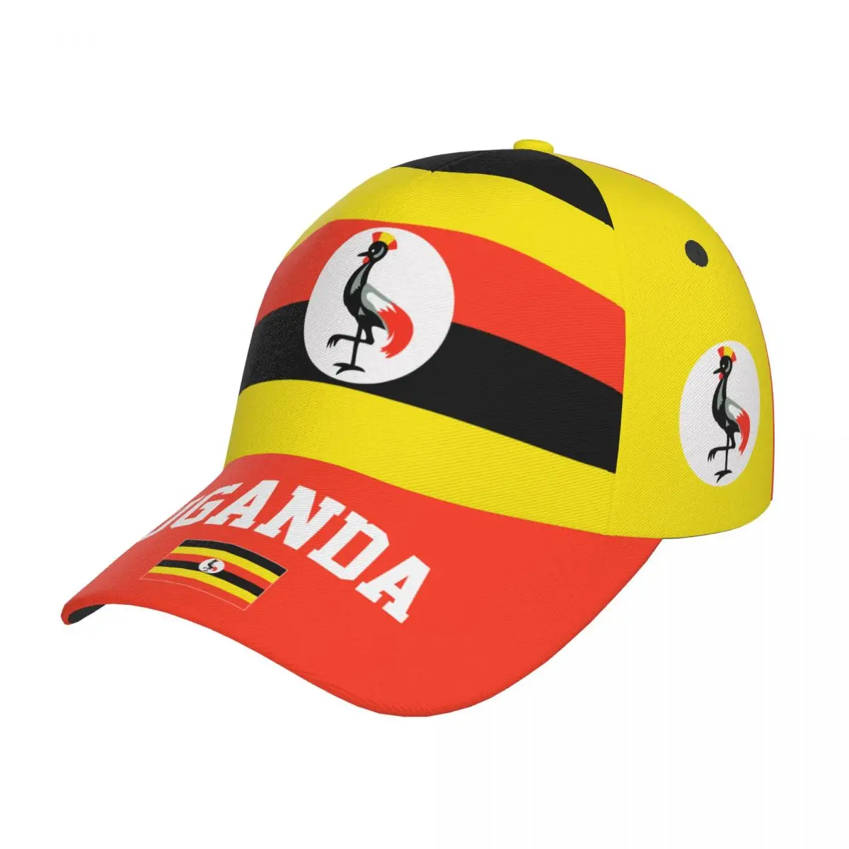 

Golf hat men Baseball Cap Sports Uganda Flag Ugandans Casual Snapback Hat Fashion Outdoor Hip Hop Hats For Men Women Unisex