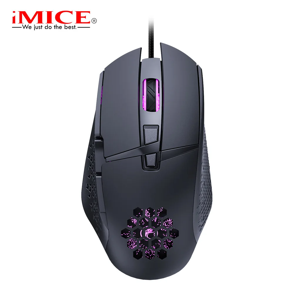 

Эргономичная проводная игровая мышь LED 7200 DPI USB Компьютерная мышь Gamer RGB Мыши Silent Mause с кабелем подсветки для ПК Портативный компьютер Игровая ...