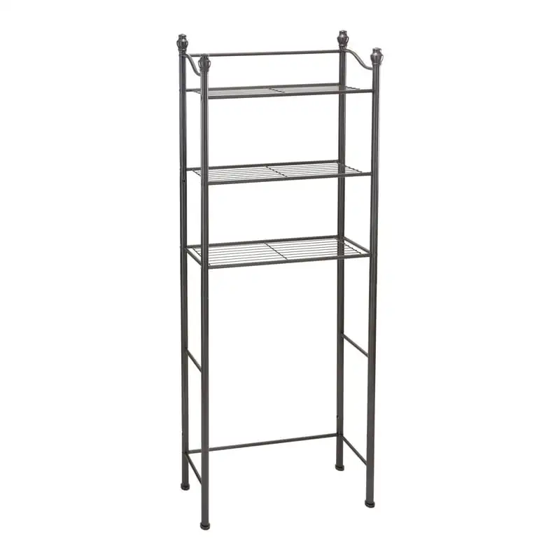 

the Toilet Storage Shelf Unit, 3 Tier Metal Space Saver, Oil Rubbed Bronze