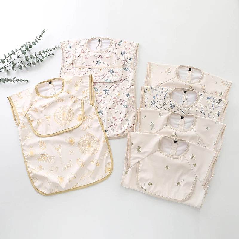 

Baby Feeding Bibs Newborn Burp Cloth Cartoon Print Sleeveless Bib Children Accessories Cute Baby Girl Boy Dinner Bandana Scarf