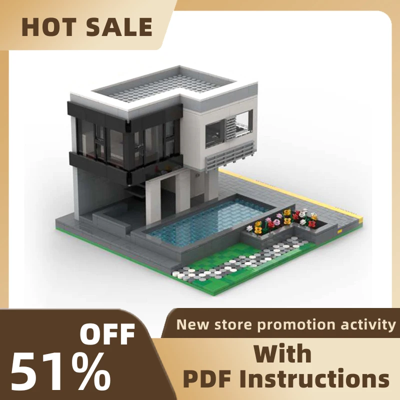 1037 шт. Детский конструктор уличный вид