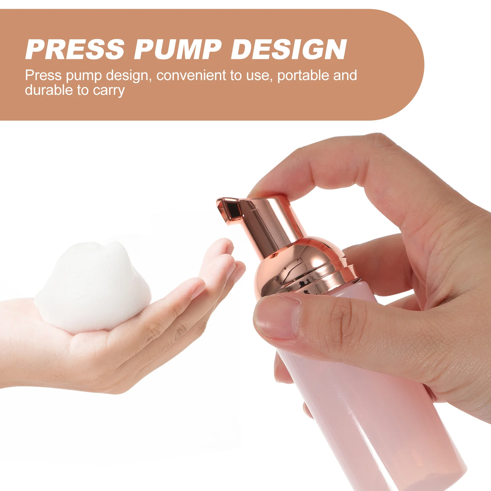 3 шт. пузырьковая бутылка мини-бутылки для пены дорожный шампунь насос ручной